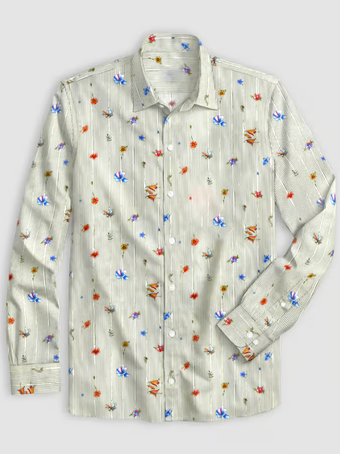 Men's Business Style Simple Shirt