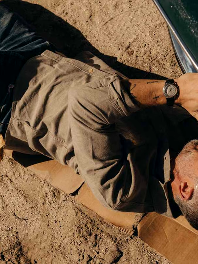 Men's Casual American Retro Work Shirt