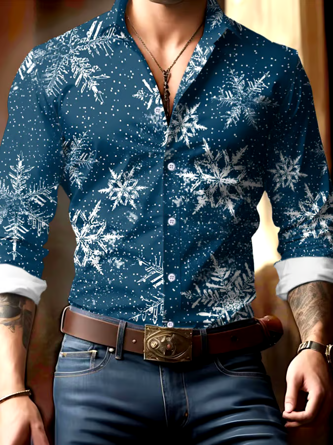 Men's Business Christmas Shirts