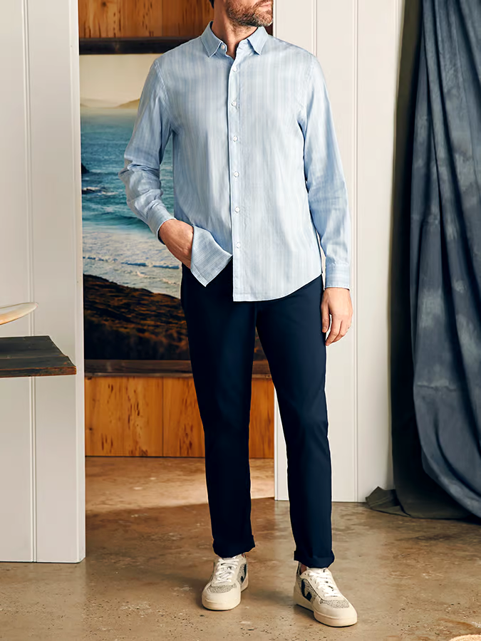 Men's Plaid Business Casual Shirt