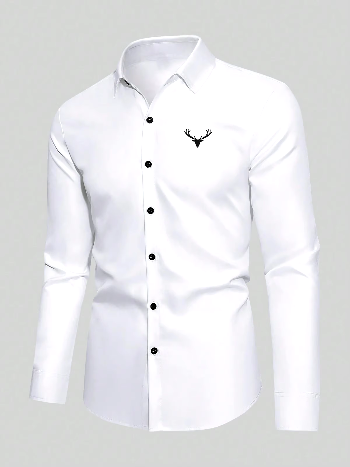 Men's Business Casual Long Sleeve Shirt