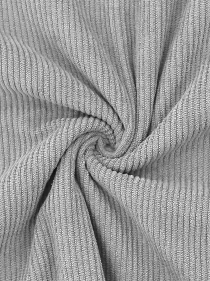 Men's Corduroy Round Neck Long Sleeve Casual Sweatshirt