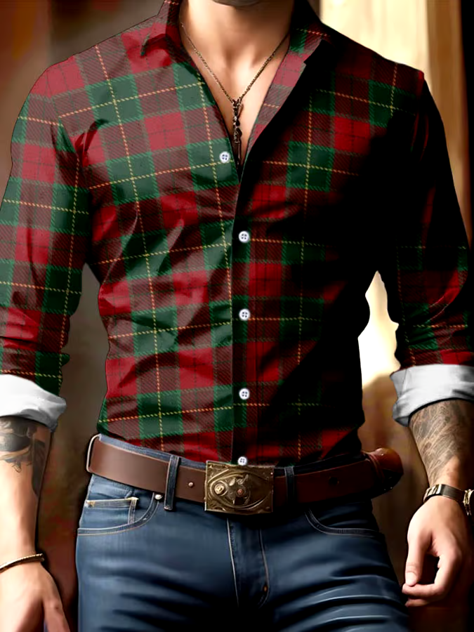 Men's Business Christmas Shirts