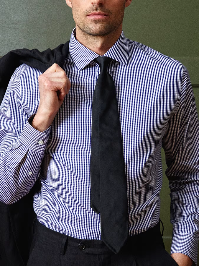 Men's Plaid Business Casual Shirt