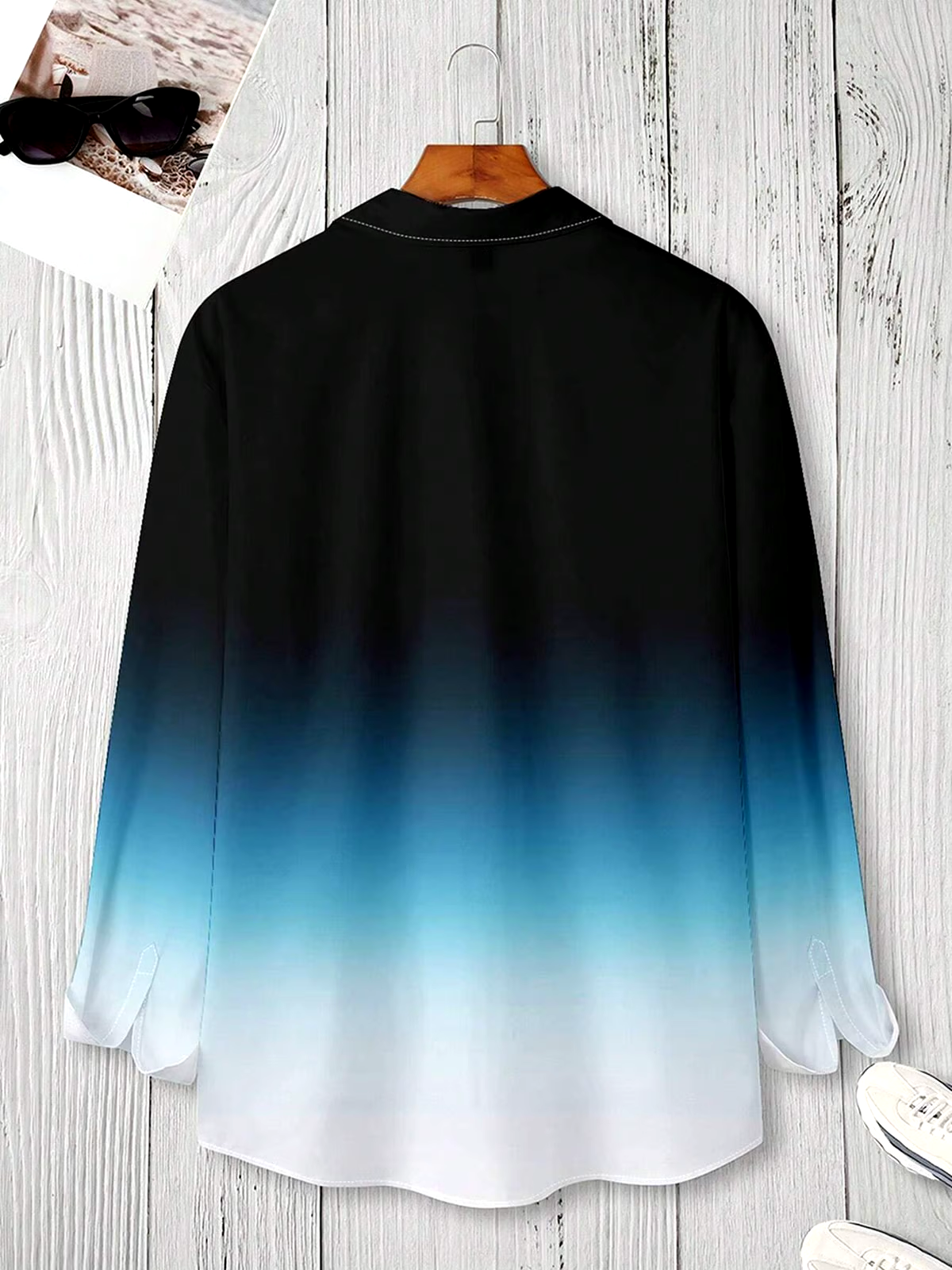 Men's Business Casual Long Sleeve Shirt