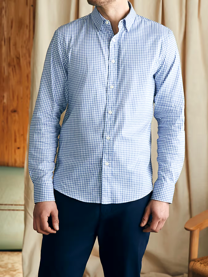 Men's Plaid Business Casual Shirt