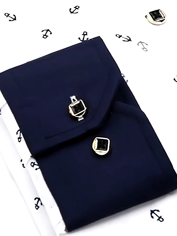 Men's Geometric Business Casual Shirt