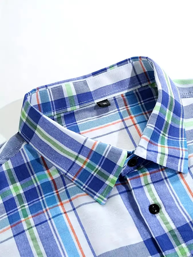 Men's Plaid Business Casual Shirt
