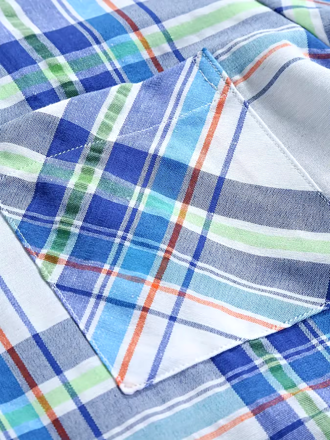 Men's Plaid Business Casual Shirt