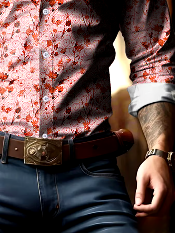 Men's Business Style Simple Shirt